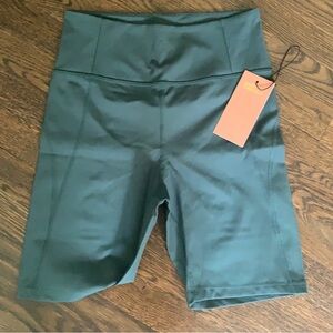 Girlfriend Collective High Rise Bike Short in moss